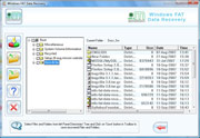 FAT partition data recovery screenshot