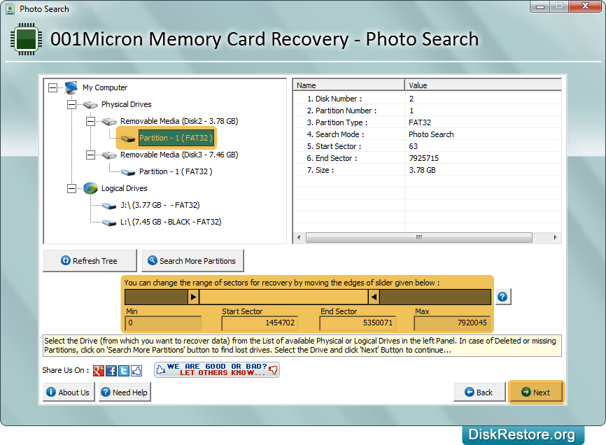 Select Partition